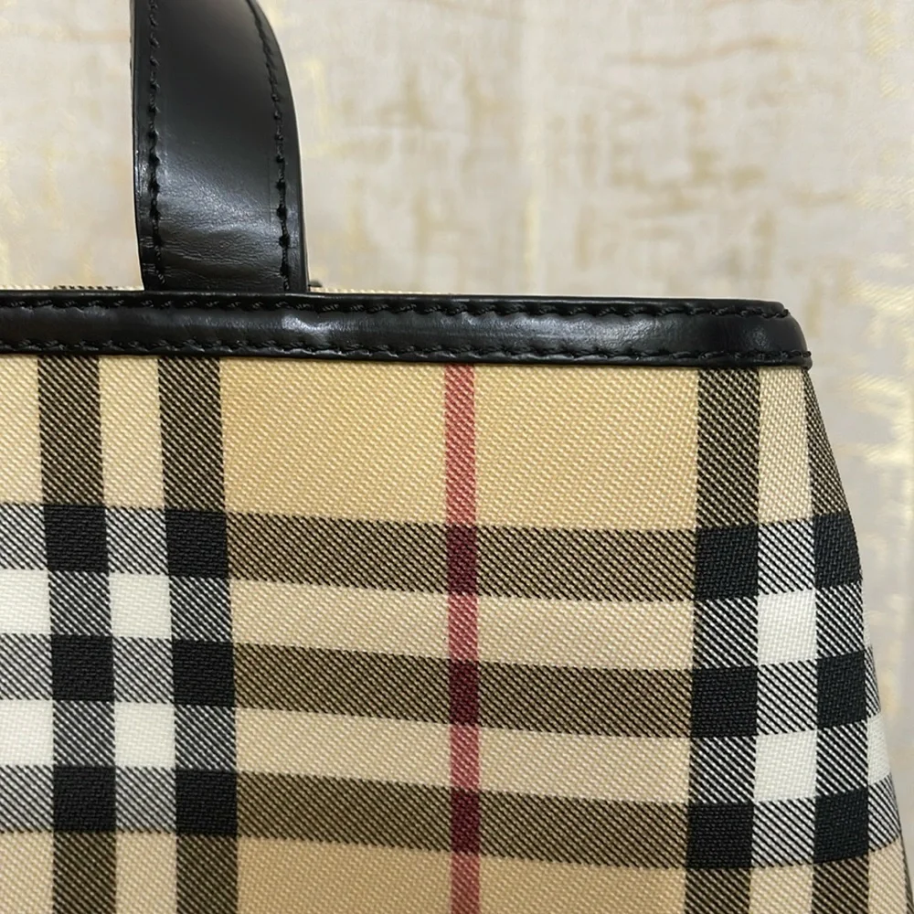 Burberry Nova check tote bag Original/Authentic Medium size - Picture 6 of 7
